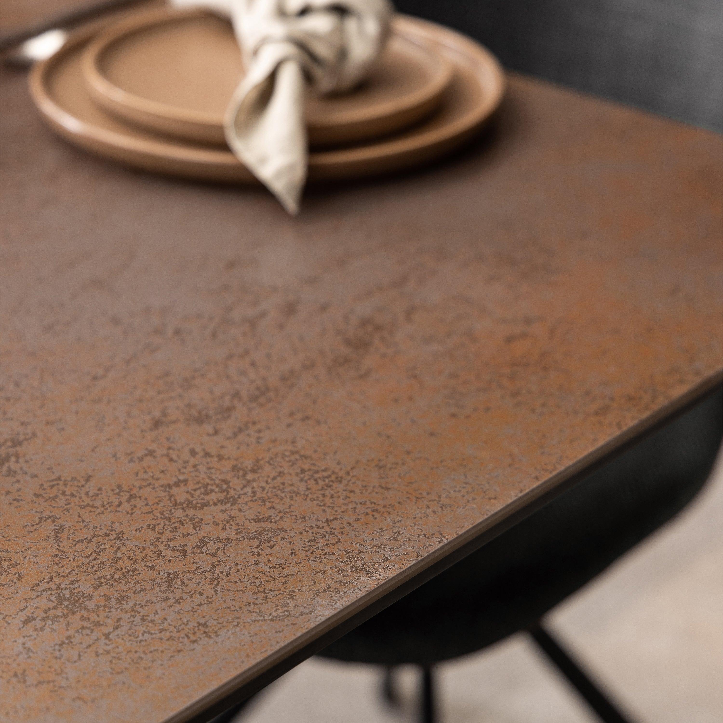 Halo 2 Extendable Dining Table with Ceramic Top - YANDZ HOME
