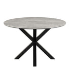 Halo Round Dining Table with Ceramic Top - YANDZ HOME