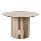 Linton Round Dining Table in White Oak - YANDZ HOME