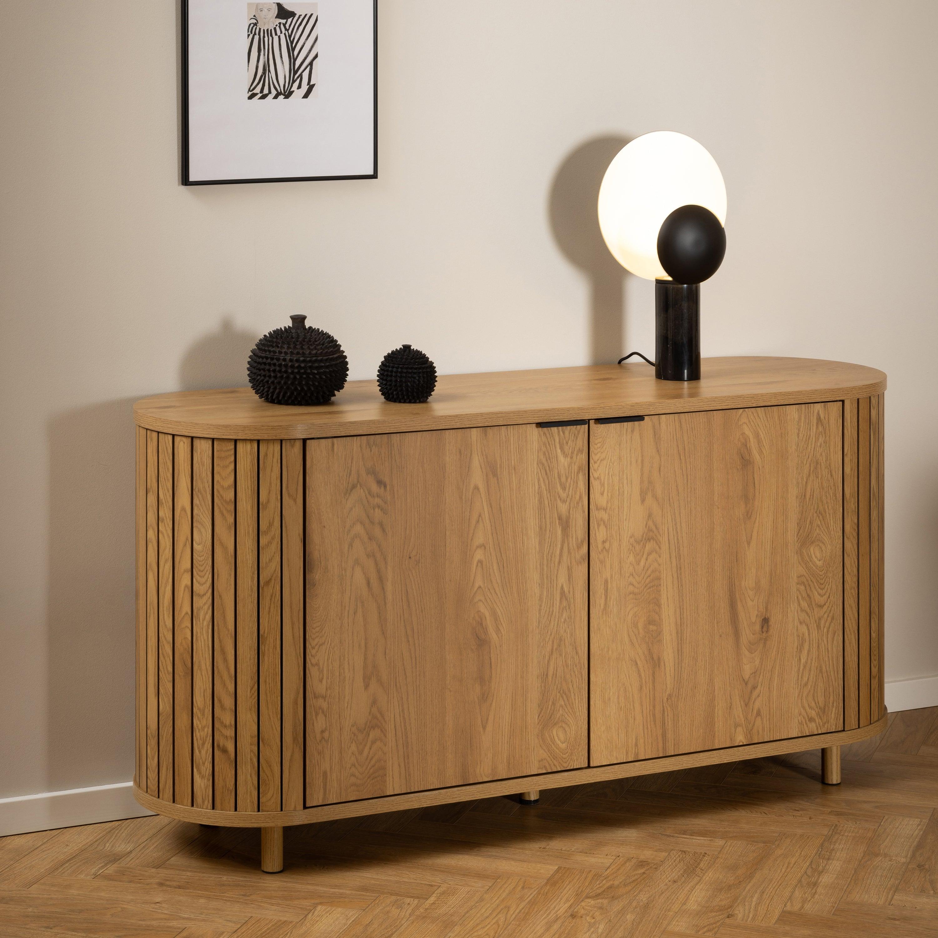 Alderon 2 Door Sideboard in Oak - YANDZ HOME