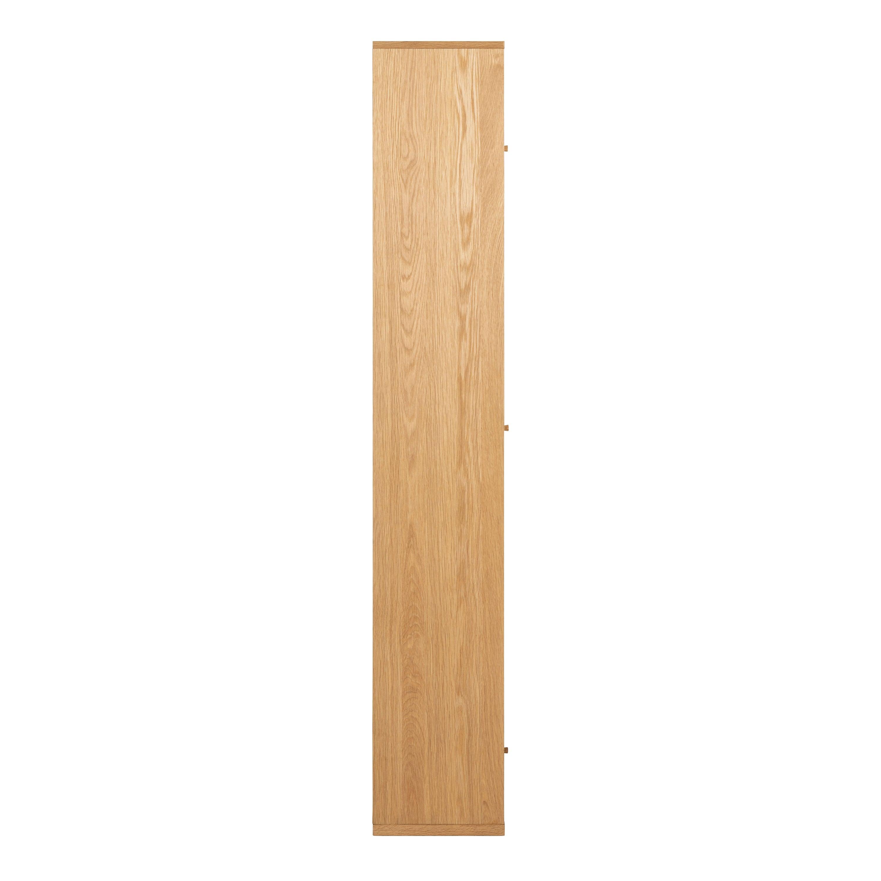 Clara 3-Door Bookcase in Oak - YANDZ HOME