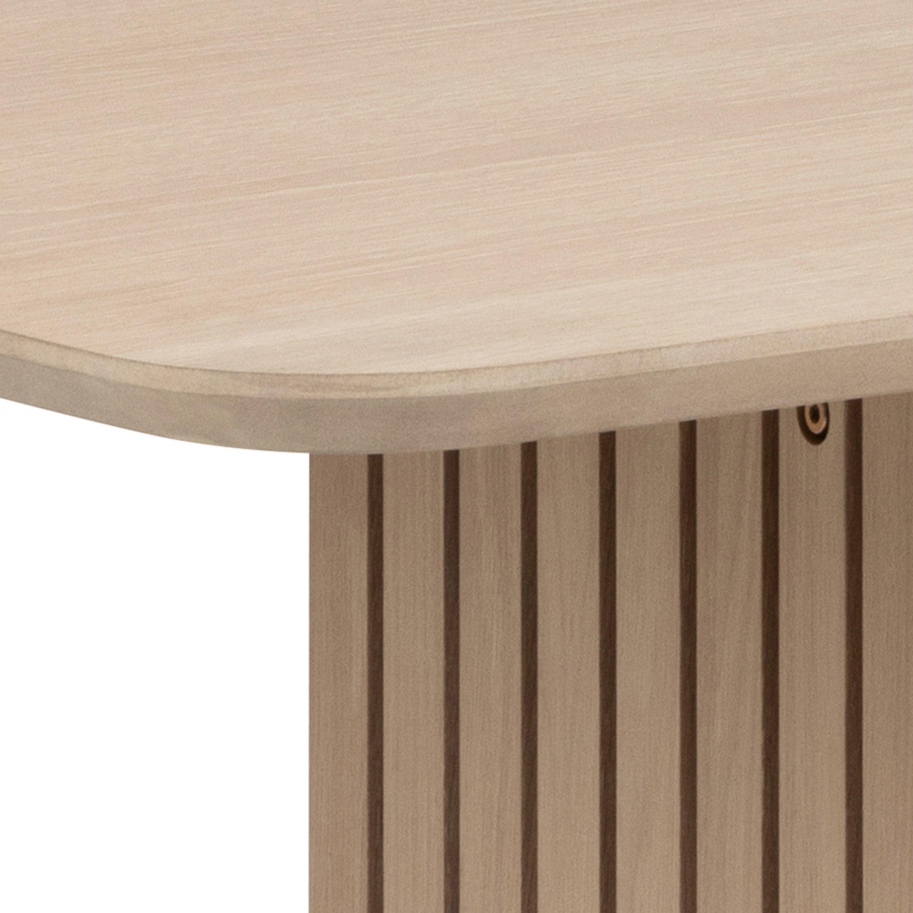 Christina Rectangular Dining Table in Oak - YANDZ HOME