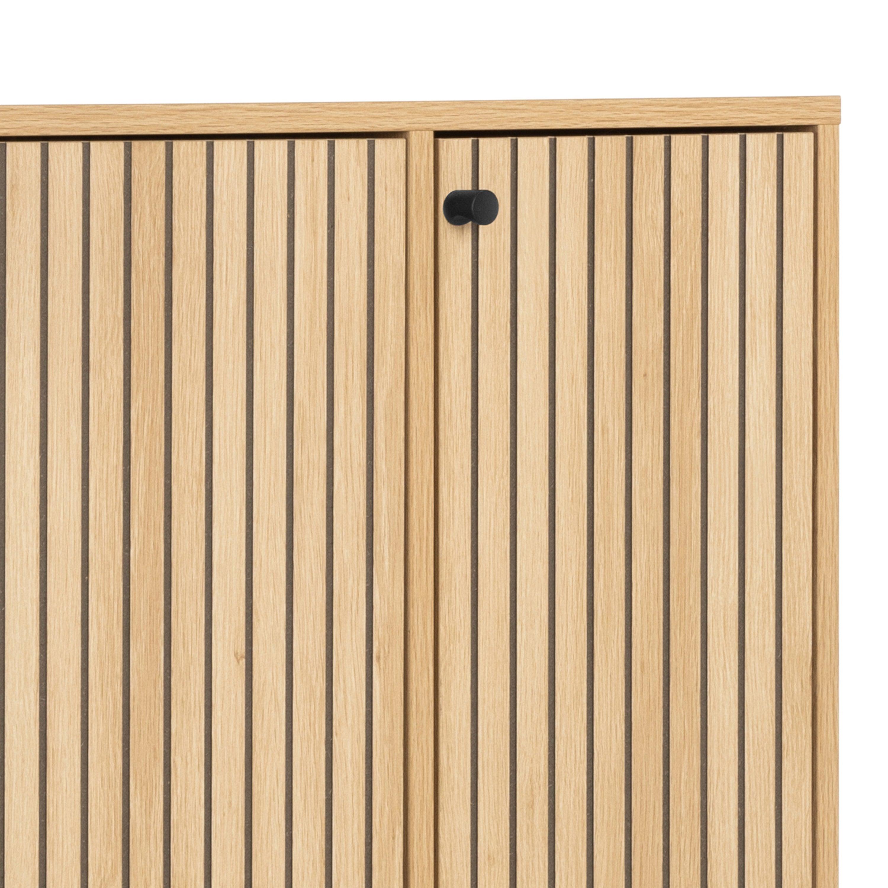Aldwyn Shoe Cabinet 3 Flip Down Doors 1 Pull Open Door - YANDZ HOME