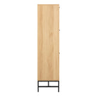Aldwyn Shoe Cabinet 3 Flip Down Doors 1 Pull Open Door - YANDZ HOME
