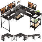 Rowland L-shaped computer Desk - YANDZ HOME